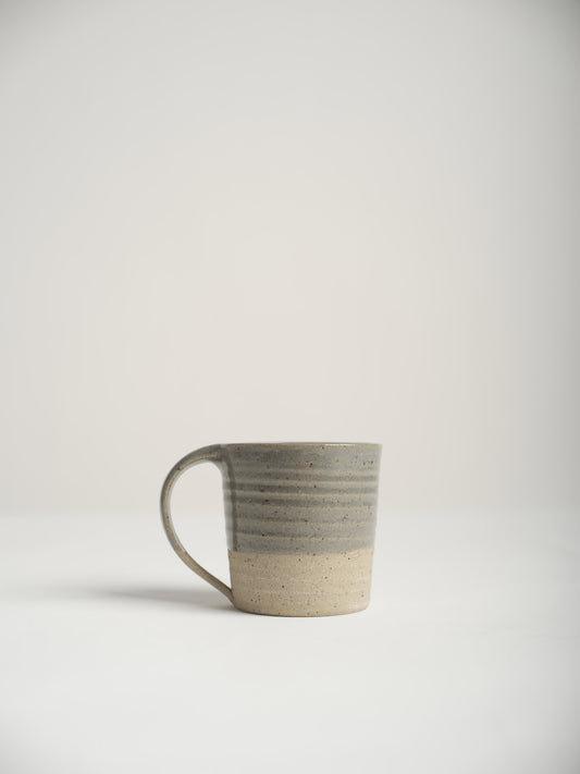 Hand thrown stoneware large mug - grey